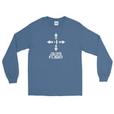Four Forces Of Flight Ls Shirt - Indigo Blue / S