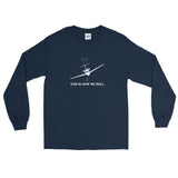 How We Roll Long Sleeve T-Shirt - Navy / S