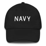Navy Hat - Black