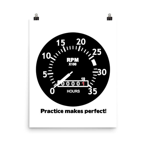 Practice Makes Perfect - 16×20