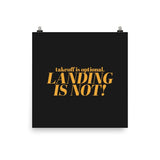 Takeoff And Landing Advice - 14×14