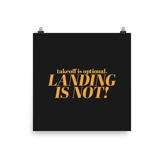 Takeoff And Landing Advice - 18×18